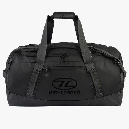 Highlander Hauler Duffle Bag, 90 litre holdall bag in black