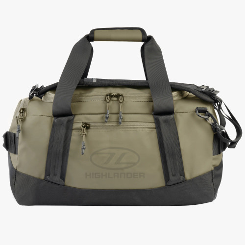 Highlander Hauler Duffle Bag, 30 Litre Holdall Bag in Ranger Green