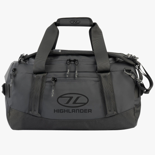 Highlander Hauler Duffle Bag, 30 Litre Holdall Bag in black