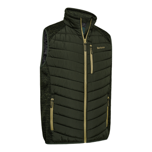 Deerhunter men's Moor padded waistcoat in Forest Ember 367, lightweight gilet with insulated padding.