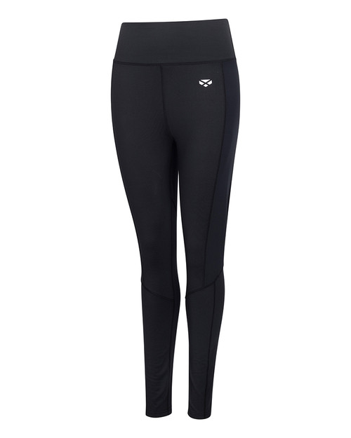 Hoggs of Fife Ladies Skye Active Thermal Leggings in Black