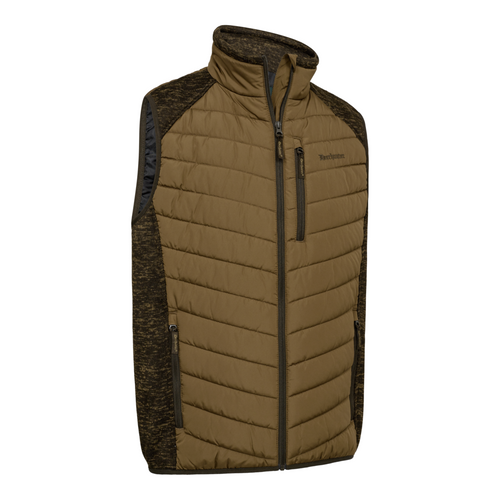 Deerhunter men's Moor padded waistcoat 4570 in Butternut 347.