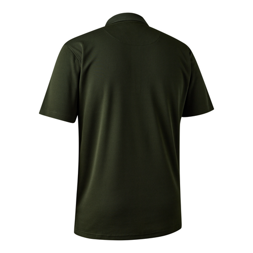 Deerhunter men's Climate polo shirt 8803 in Forest Ember 367.