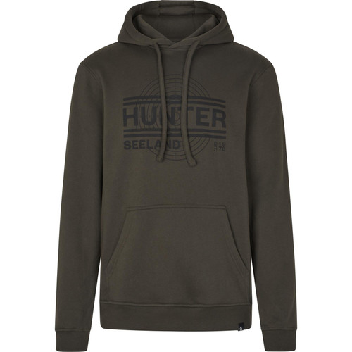 Seeland On Point Hoodie in Pine Green, men's hooded sweatshirt