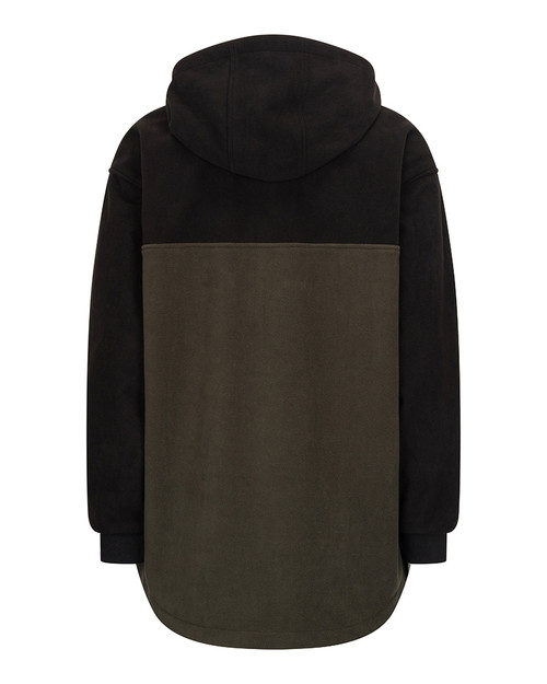 Hoggs of Fife Green King 2 Stormproof Bonded Hoodie in green and black