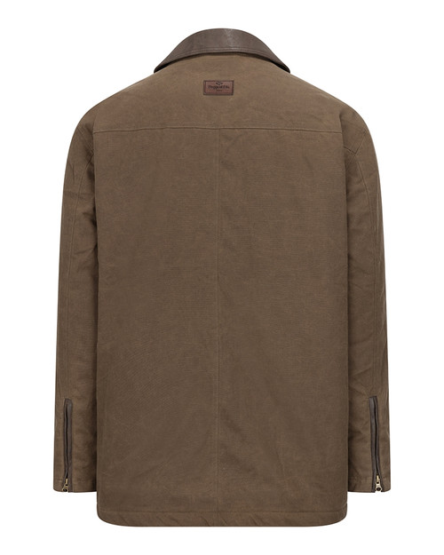 Hoggs of Fife Balerno Waxed Canvas Barn Coat, men's waxed cotton country jacket