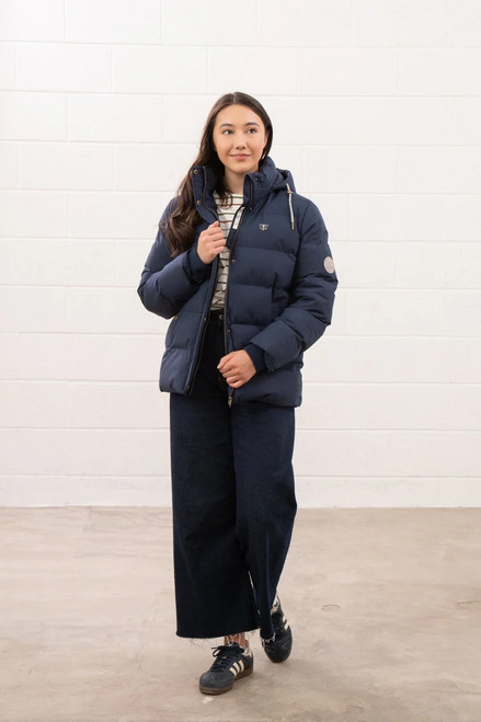 Lighthouse Ladies Margot Padded Coat in navy, women's padded jacket