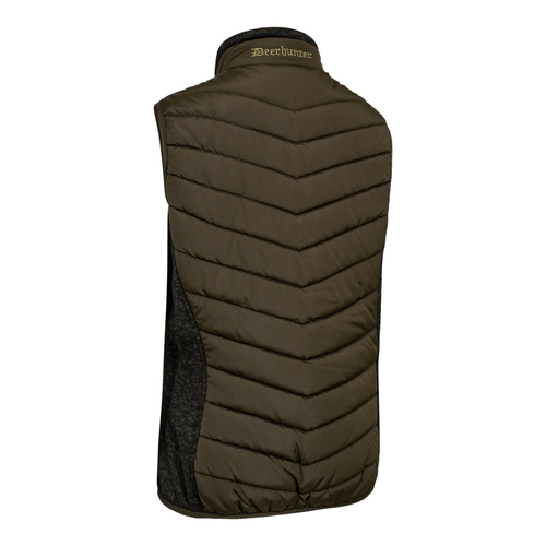 Deerhunter Lady Moor Padded Waistcoat, women's quilted gilet in brown