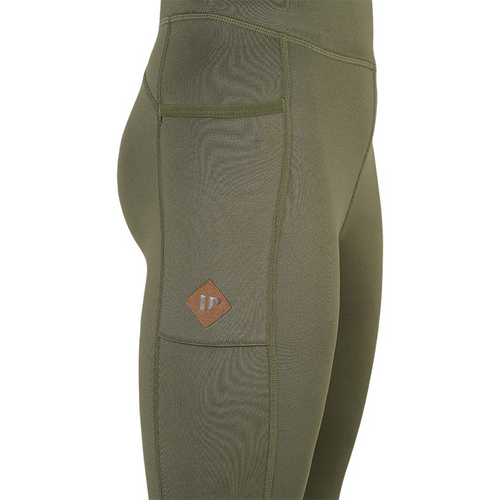 Jack Pyke Ladies Leggings in green, women's country stretch leggings