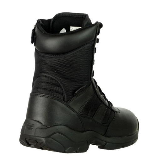 Magnum Panther 8.0 Side Zip Boots, tall lace up and zip boots in black