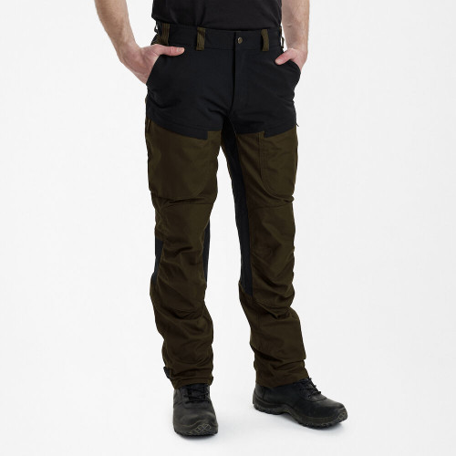 Deerhunter Strike Trousers 381 Fallen Leaf, men's lightweight stretch shooting trousers
