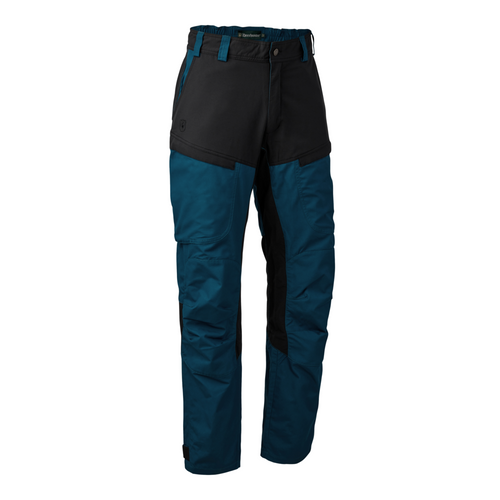 Deerhunter Strike Trousers in Blue, men's lightweight and stretch shooting trousers