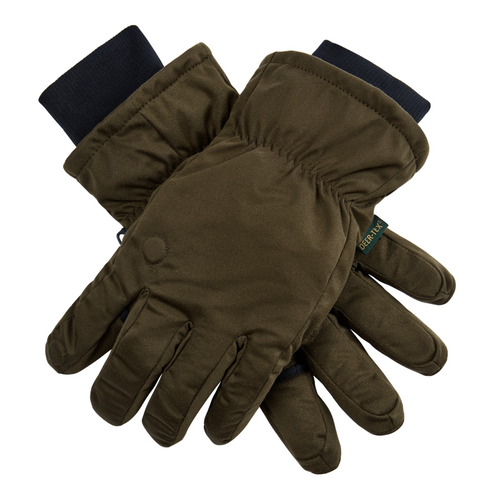Deerhunter Excape Winter Gloves in green, men's waterproof and breathable gloves