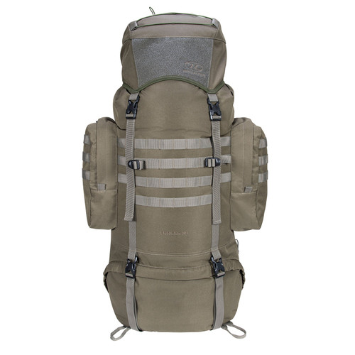 Highlander Forces Elite Pack 88 litre in ranger green, large rucksack with Molle attachment points