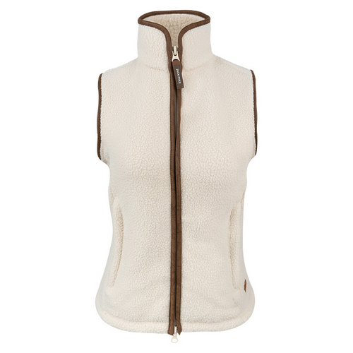 Jack Pyke Ladies Sherpa Fleece Gilet, women's country style fleece waistcoat