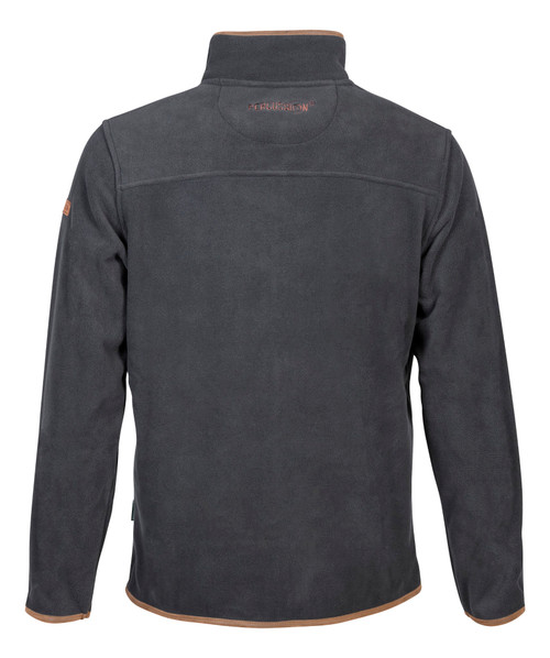 Percussion Scotland Fleece Jacket in grey, men's country style fleece jacket