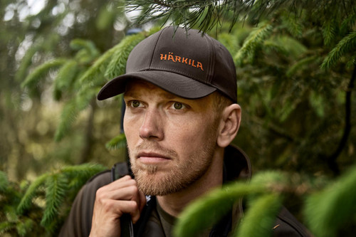 Harkila Fjell Cap, men's baseball style cap in shadow brown