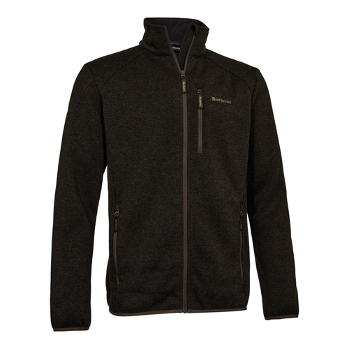 Deerhunter Moor Knitted Jacket in brown, men's lightweight and durable knitted jacket