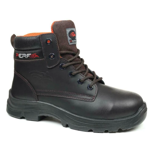 Performance Brands Bencorr Pro Safety Derby Boots in Stout brown, men's safety boots