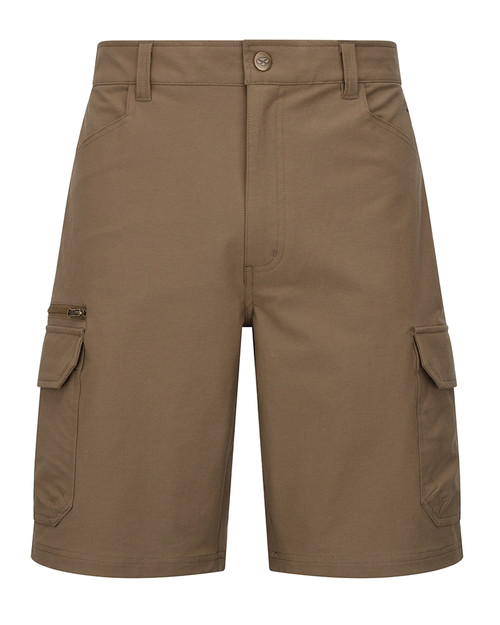 Hoggs Of Fife Men's Rothesay Utility Shorts in Khaki.