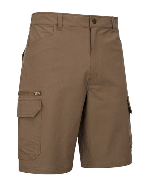 Hoggs Of Fife Men's Rothesay Utility Shorts in Khaki.