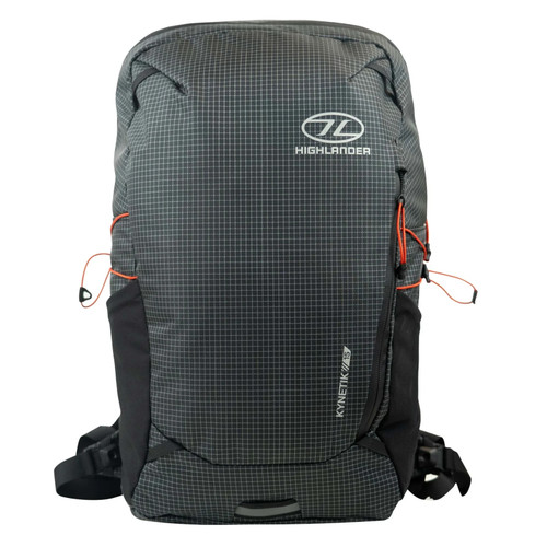 Highlander Kynetik Backpack, 15 litre rucksack in black