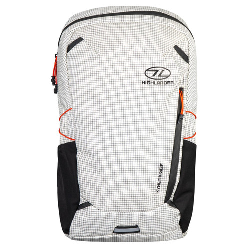 Highlander Kynetik Backpack 15 litre in white.