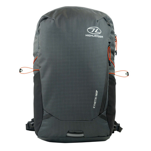 Highlander Kynetik backpack 20 litre in Black.