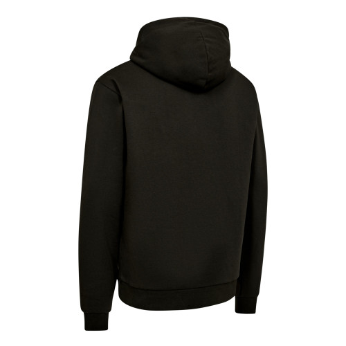 Deerhunter Logo Hoodie in green, men's hooded sweatshirt with front pouch pocket