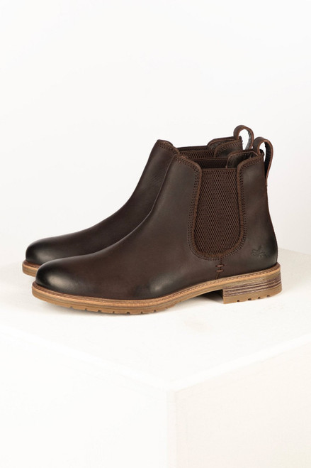 Rydale Thirsk Chelsea Dealer Boots, men's country dealer boots in brown leather