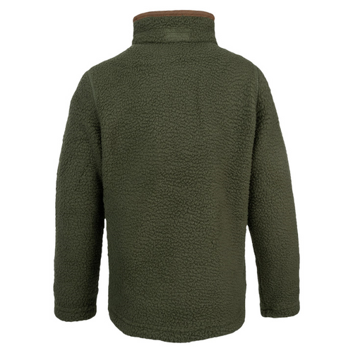 Jack Pyke Junior Half Zip Sherpa Fleece Pullover in green