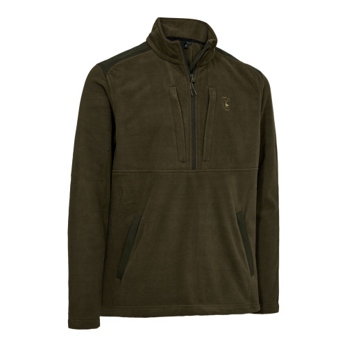 Deerhunter Climate Half Zip Fleece, men's country fleece with zip