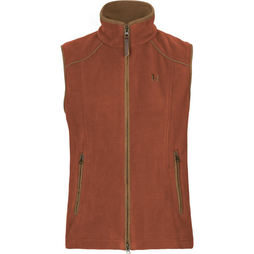 Harkila Lady Sandhem 200 Waistcoat in Arabian Spice, women's country fleece gilet