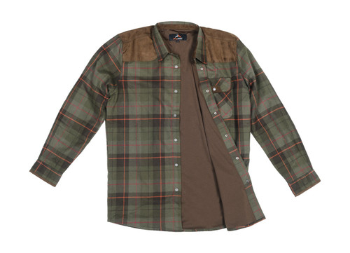 Pro Hunt Brecy Windbreaker Shirt, men's country check shirt with a windproof lining