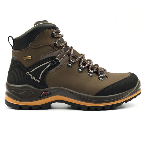 Grisport Summit Wide Fit Hiking Boots, men's waterproof leather walking boots in brown