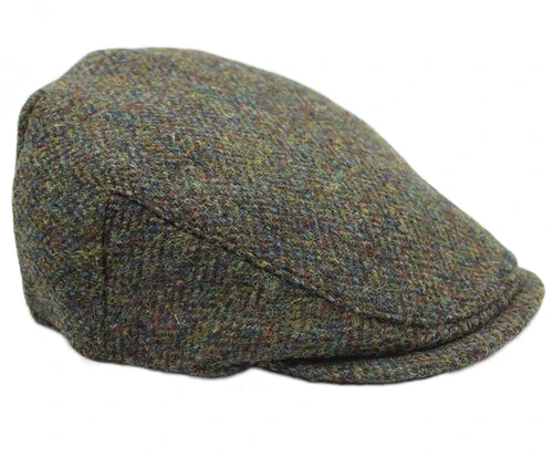 Heather Hats Harris Tweed Flat Cap