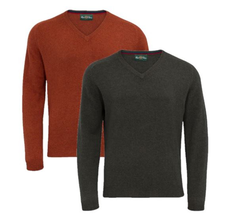 Alan Paine Streetly V Neck Pullover lakelandcountry