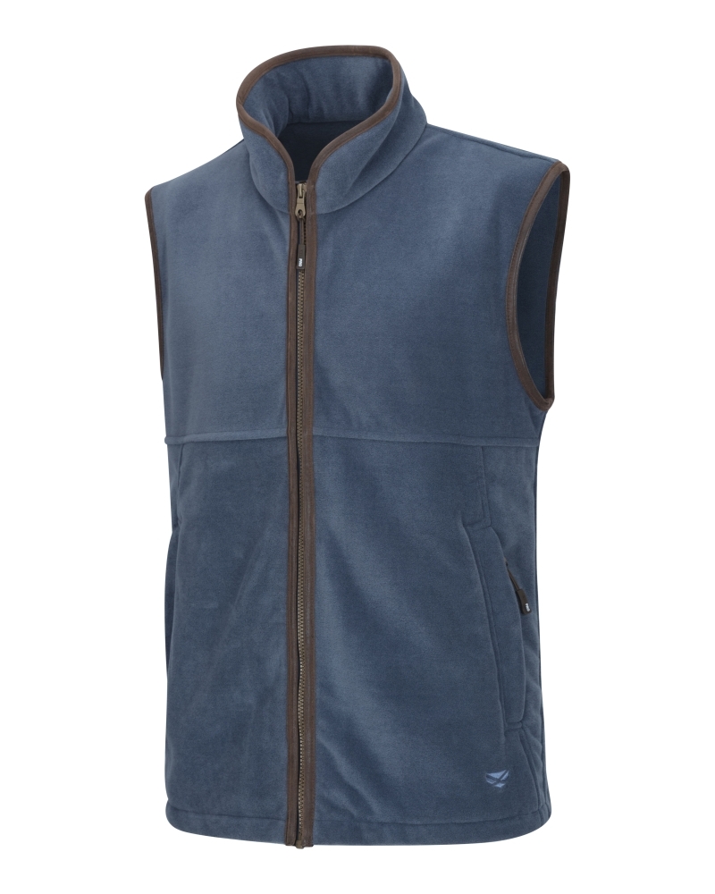 Hoggs of Fife Stenton Technical Fleece Gilet Slate Grey