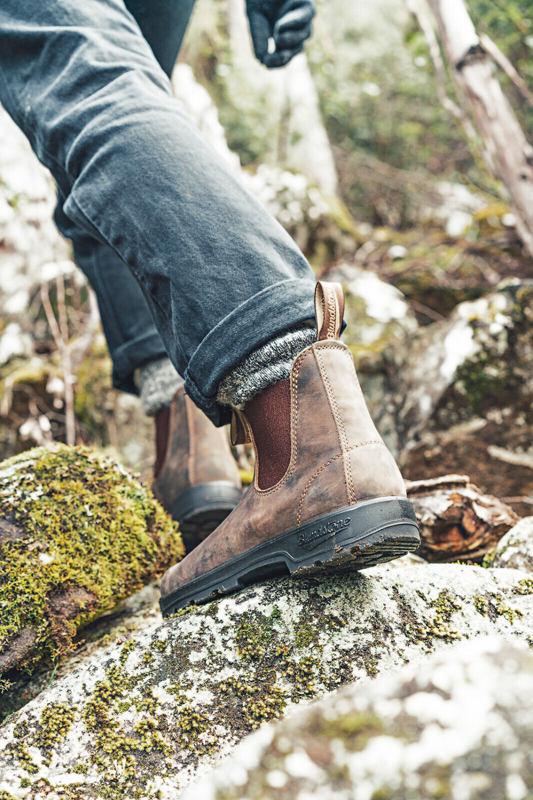 Blundstone 585 Boots Rustic Brown Leather - lakelandcountry