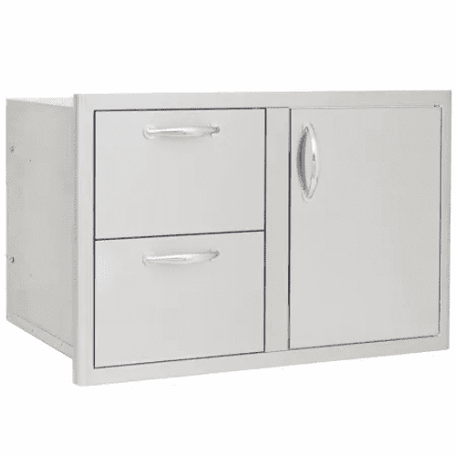 Blaze 32 inch 1 Door 2 drawer Combo Unit BLZ-DDC-R