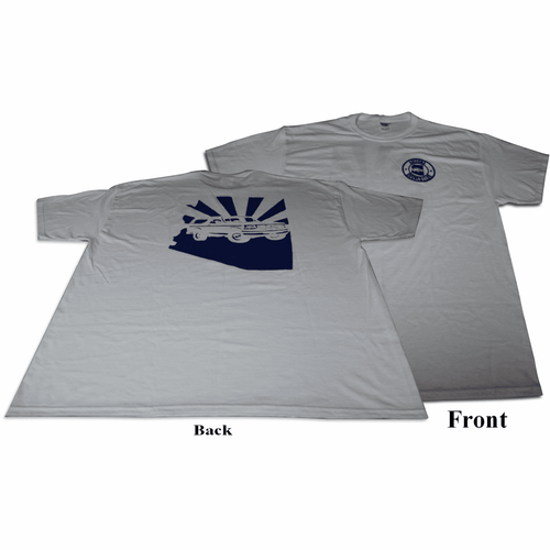 Arizona Bronco Club T-shirt in White Shipped