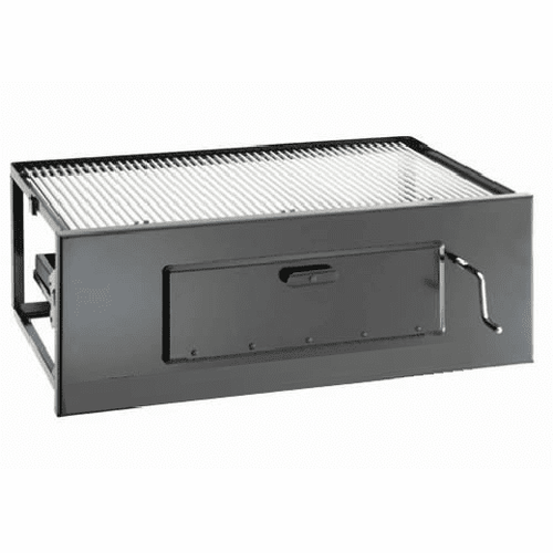 Flame-Broil Built-In Charcoal Grill 16" x 23" Slide-in Style