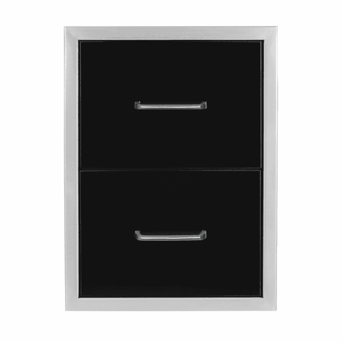 Wildfire Double Drawer 16" X 22" 304 Black SS