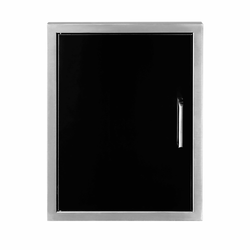 Wildfire Vertical Single Door 16" X 22" 304 Black SS