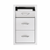 Summerset 17" Vertical 2-Drawer & Paper Towel Holder Combo