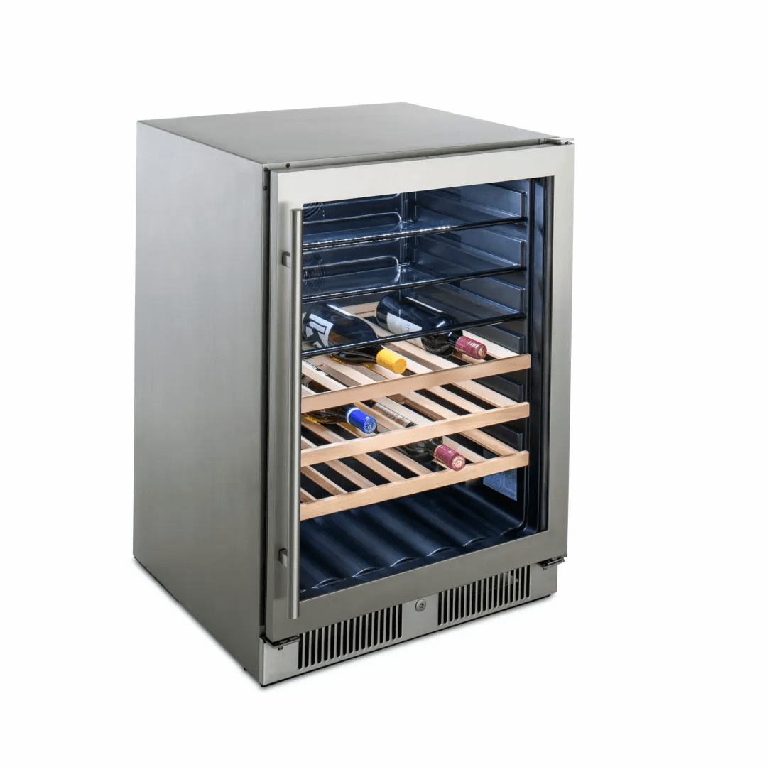 Blaze 24 inch Glass Front Outdoor Beverage Cooler AZ