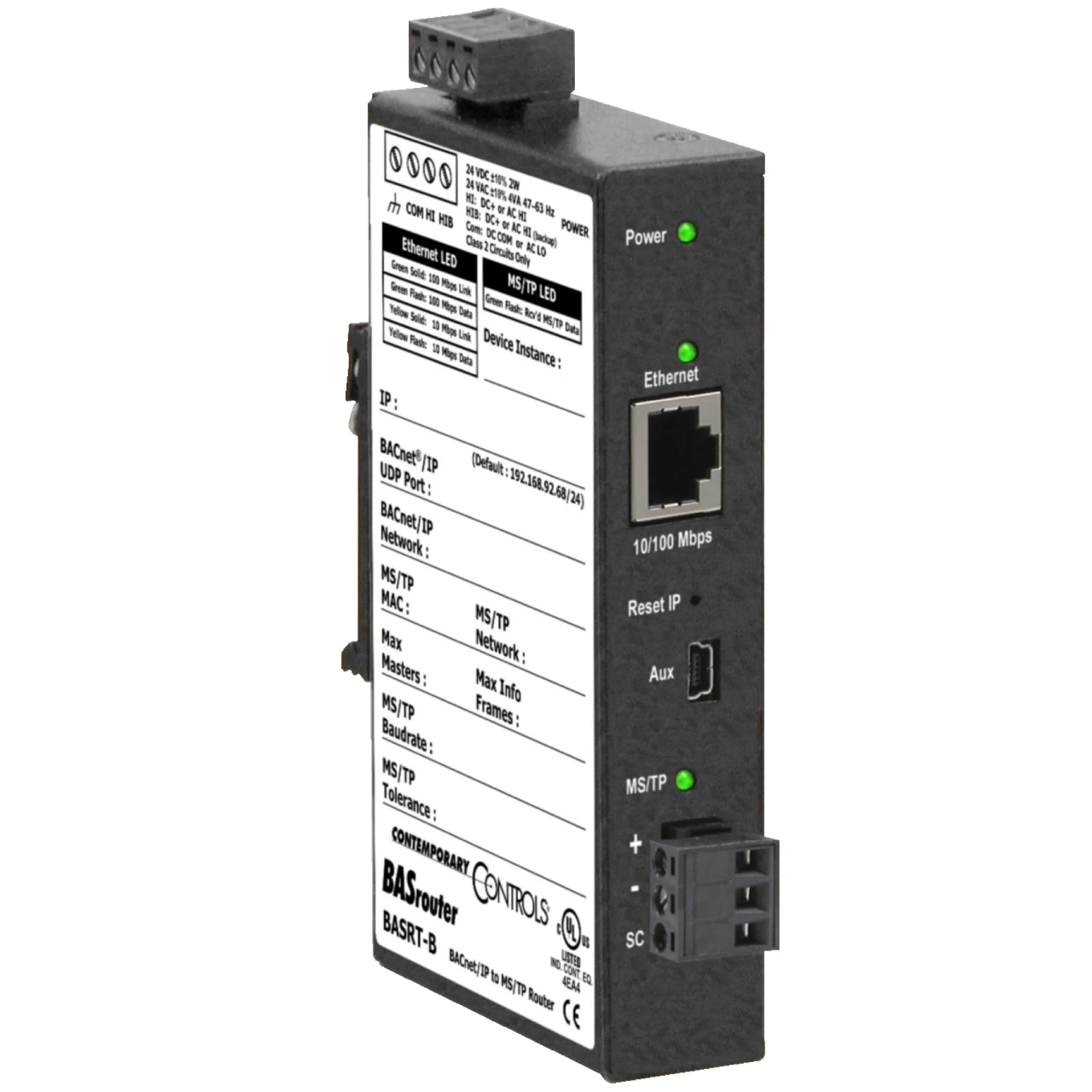 Contemporary Controls BASRT-B BACnet Router