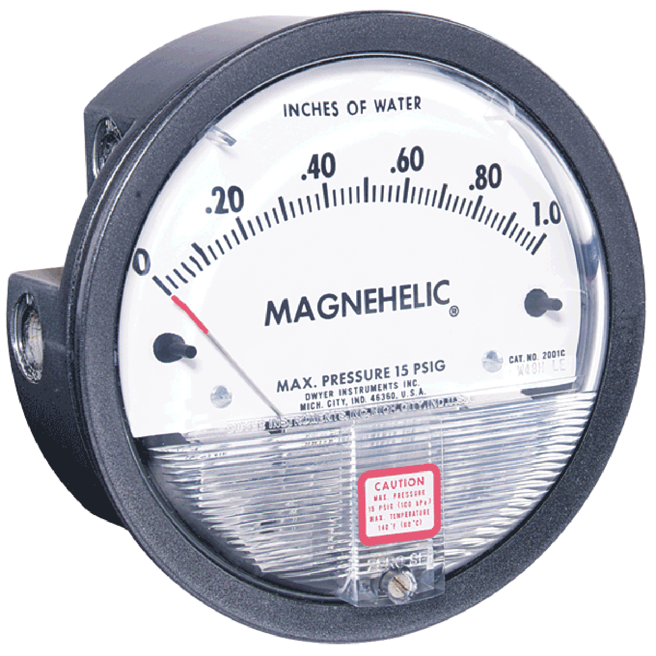 Dwyer社　MAGNEHELIC　差圧計　BOX型　工業系　インダストリアル Dwyer 2100 | Magnehelic Differential Pressure Gage | ZOT Supply
