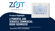 HVAC Control with Siemens RDY2000BN: The Ultimate Commercial Thermostat