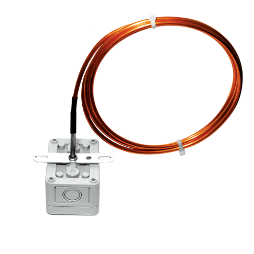 ACI A/1K-2W-A-8'-4X : Bendable Copper Averaging Temperature Sensor, 1K Platinum RTD (Two Wires), 8' Probe, NEMA 4X Enclosure